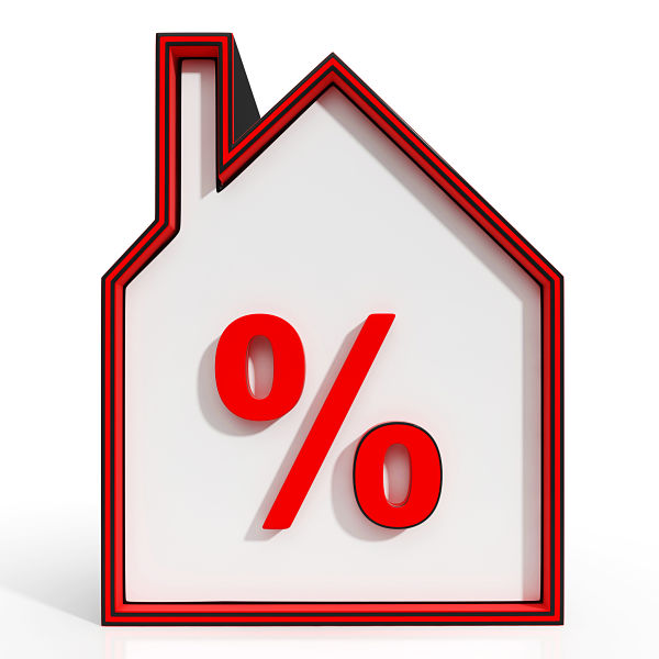 House with % sign